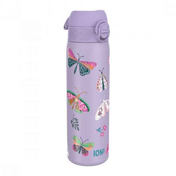 "Slim" láhev na vodu, nerezová ocel, 500 ml, Butterflies - Ion8