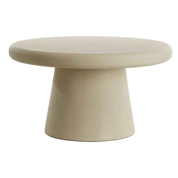 Béžový kulatý konferenční stolek ø 70 cm Kulona – Light & Living