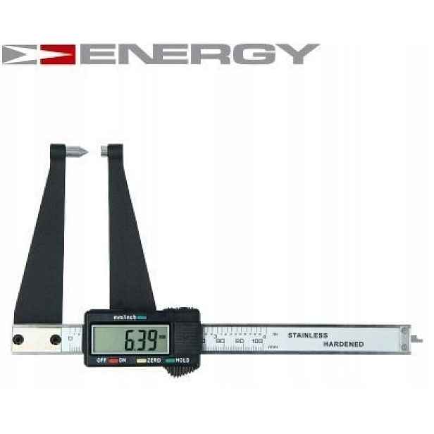 Energy NE00679 Posuvné měřítko s noniusem, opotřebení brzdového kotouče