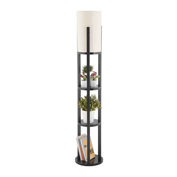 Opviq Stojací lampa Nora II černá