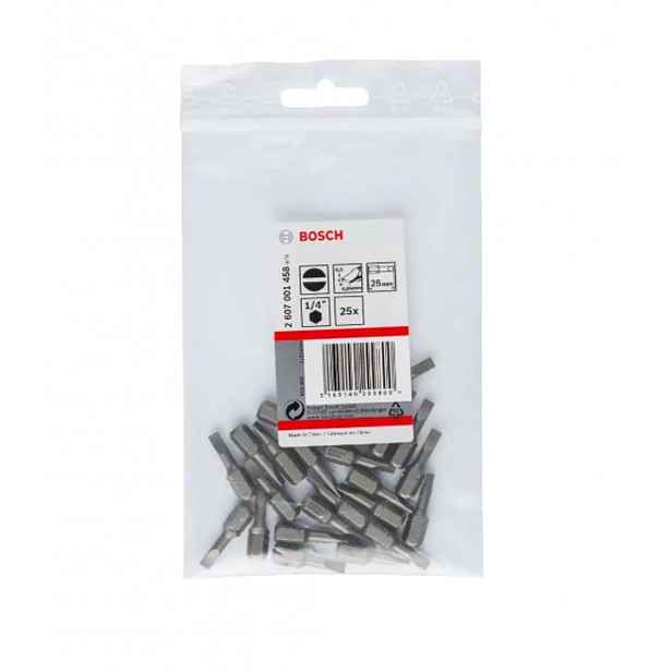 Bosch - Sada bitů S0,5x4, délka 25 mm, 25 ks 2607001458