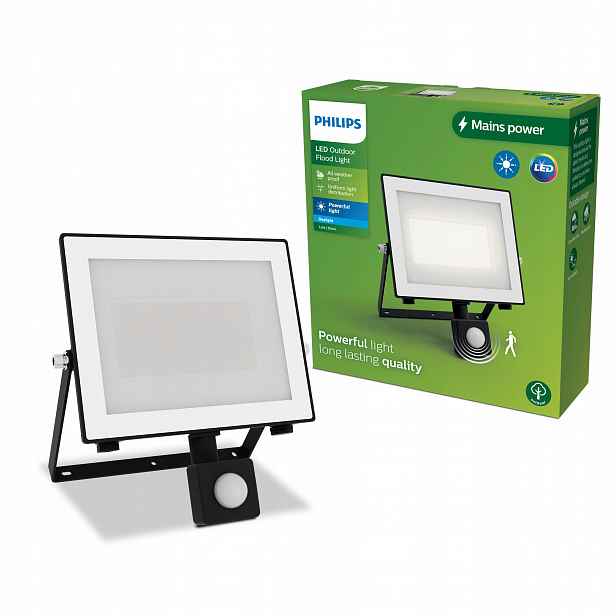 Led reflektor 50W 5400lm 5000K IP65 Senzor pohybu a soumraku Philips