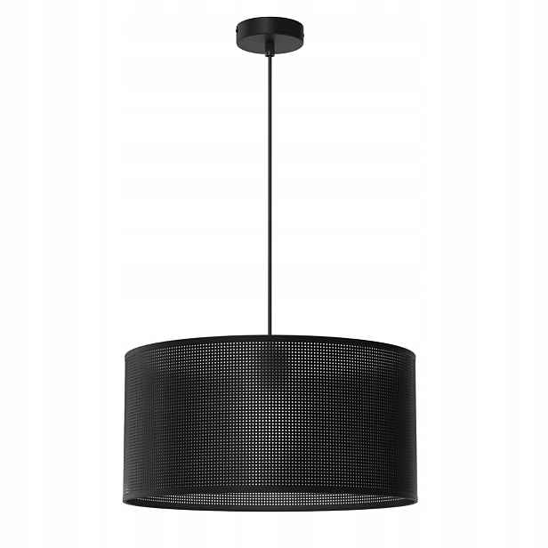 Luminex Závěsná lampa Loft černá Ø40 cm E27 max 15 W bez žárovky