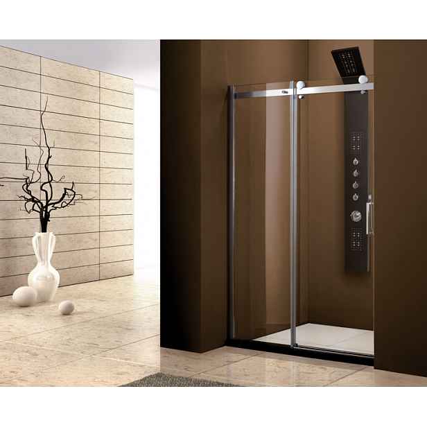 Tekno B2 - Luxusní sprchové dveře zasouvací 141-145 cm, sklo 8mm