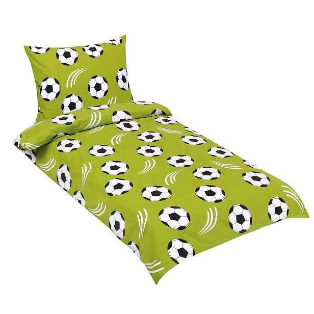 Bellatex Bavlněné povlečení Junior Fotbal, 140 x 200 cm, 70 x 90 cm