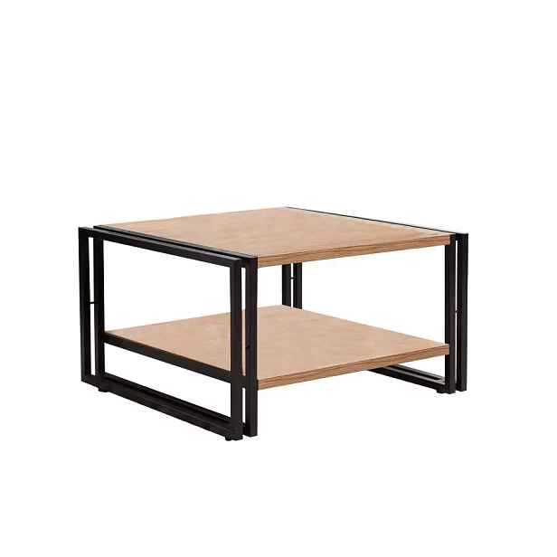 Casarredo Konferenční stolek ODERZO - borovice/černá