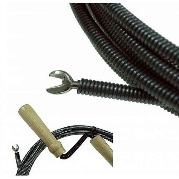 Spirála, kanalizační zmijka, průchodka pro trubky 8 m x 10 mm