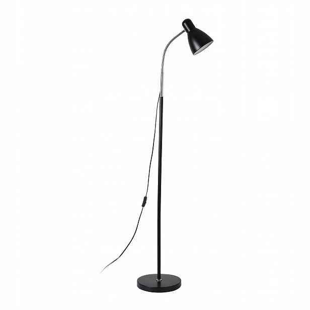 Stojací podlahová lampa Lar, 155 cm, černá