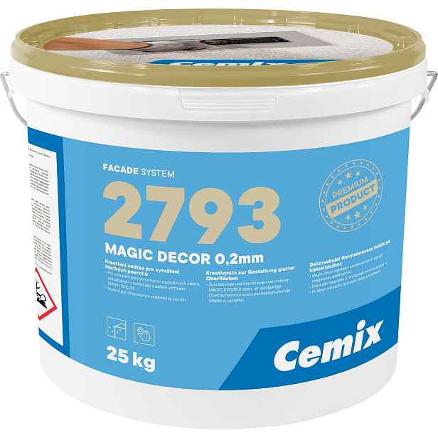 Omítka silikonová Cemix 2793 MAGIC DECOR 0,2 mm 25 kg
