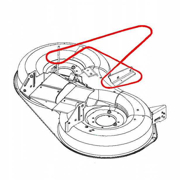 Pásek 594024901 pro pohon nožů Husqvarna Tc 242T, Tc 242TX