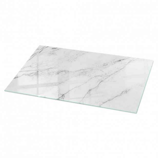 TULUP SKLENĚNÁ DESKA 100x50 cm Vzor mramorového povrchu