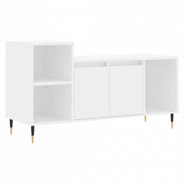 vidaXL TV skříňka bílá 100x35x55 cm kompozitní dřevo