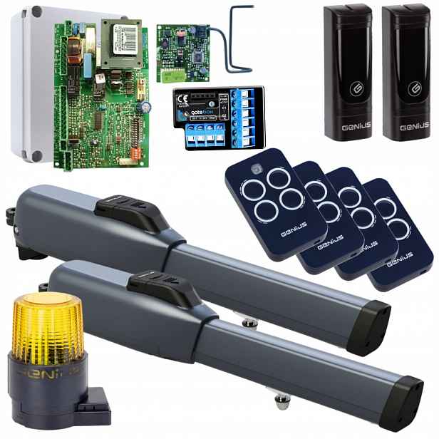 Genius SIROCCO250+ Modul WiFi Lampa+ Pilot 4ks pohon dvoukřídlé brány