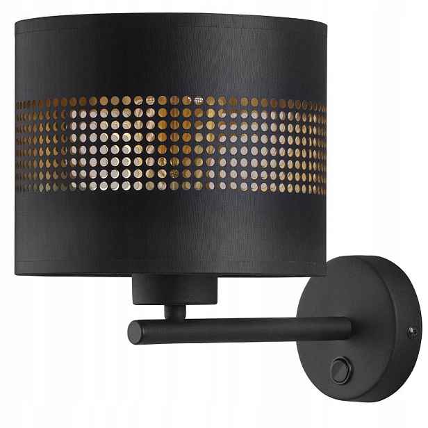 Nástěnné svítidlo Tago černé Tk Lighting 3210 E27 obývací pokoj postel ložnice