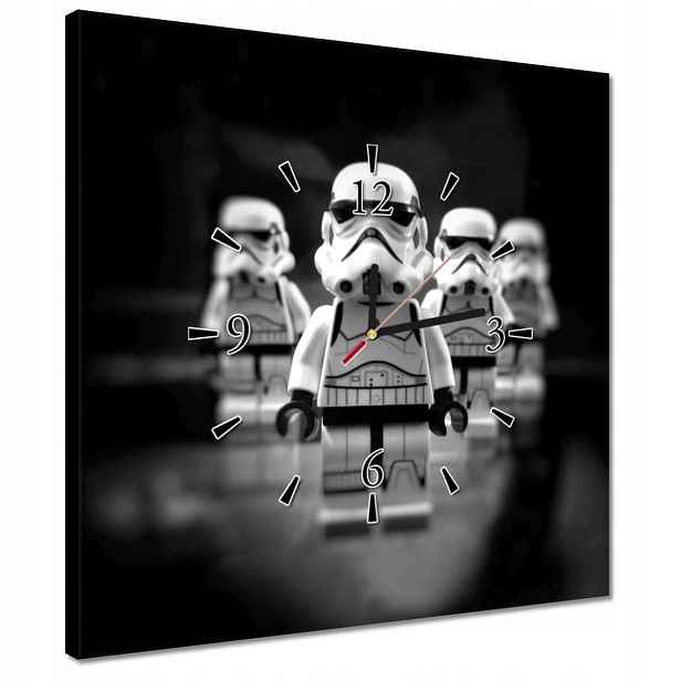 Hodiny 40x40 Stormtrooper Figurka