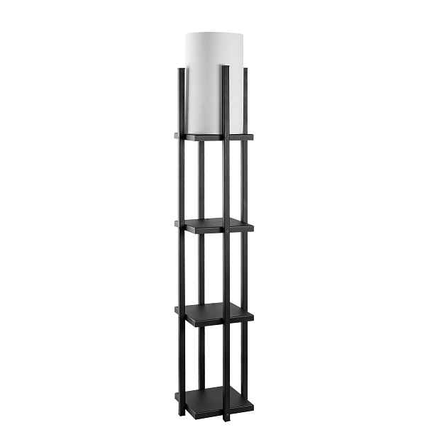 Opviq Stojací lampa Nora VI černá mat