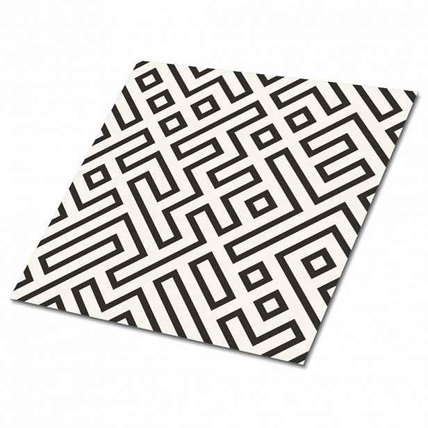TULUP SAMOLEPICÍ OBKLADY NA STĚNU 9 ks 30x30 cm Geometrické linie