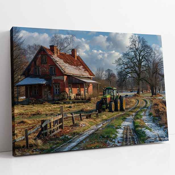 Obraz na plátně Jarní den na Polské venkově do domu kuchyňského pokoje 80x60