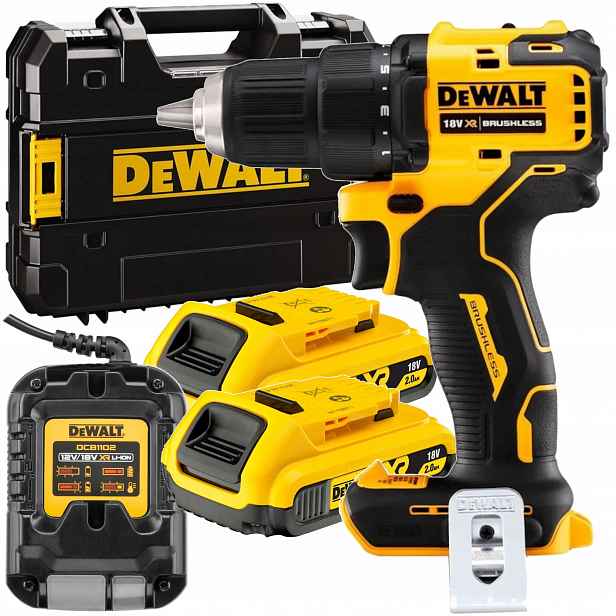 Akumulátorový Aku Vrtačka 18V 65Nm 2x2,0Ah Tstak DeWALT DCD708D2T