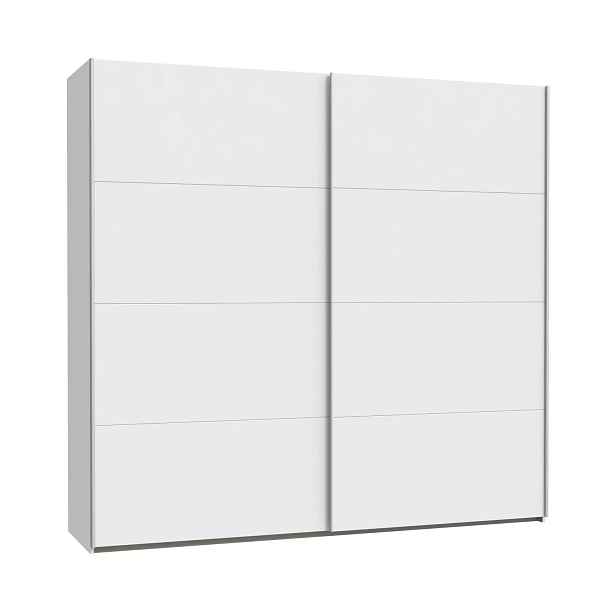 Šatní skříň KEBAN 220 cm, bílá