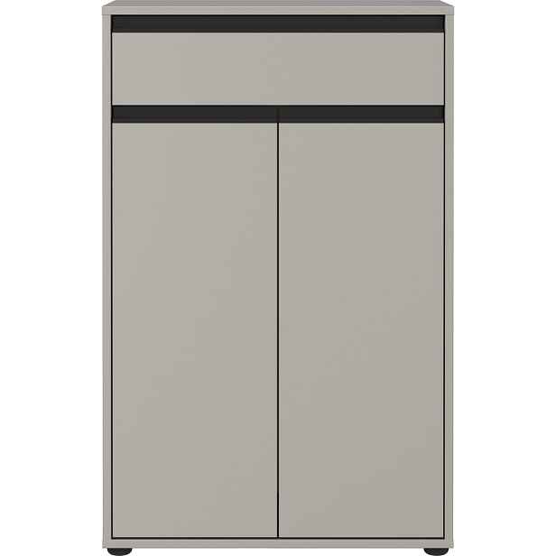 Šedá vysoká koupelnová skříňka 63x98 cm Lemont – Germania