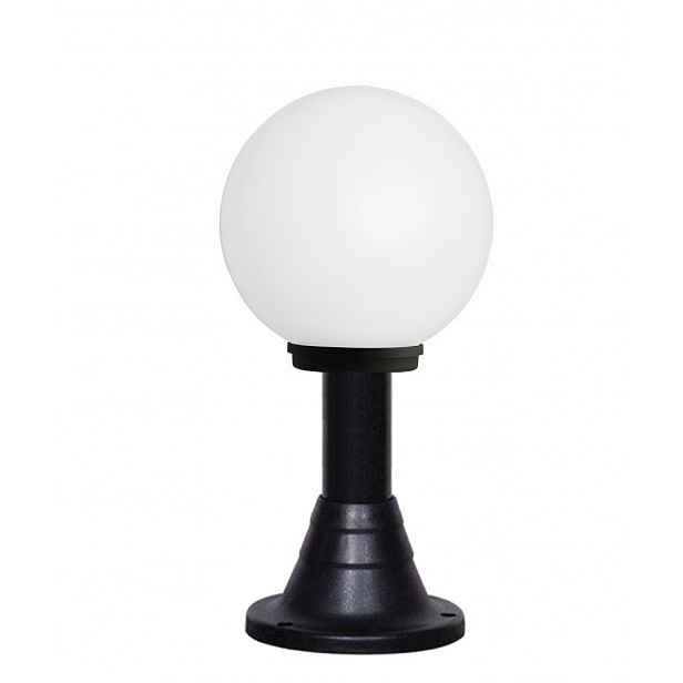 Zahradní lampa Rosa E27 55 cm, bílé stínidlo Fi200 G84,5, venkovní svítidlo