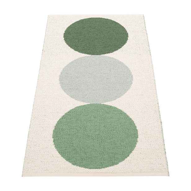 Zeleno-krémový vnitřní a venkovní koberec 70x140 cm Otto Herb – Pappelina