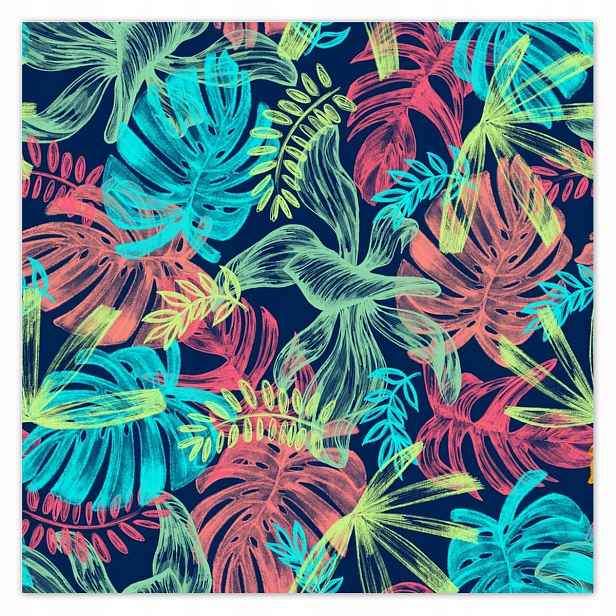 Plakáty 140x140 Monstera v barvě Listy