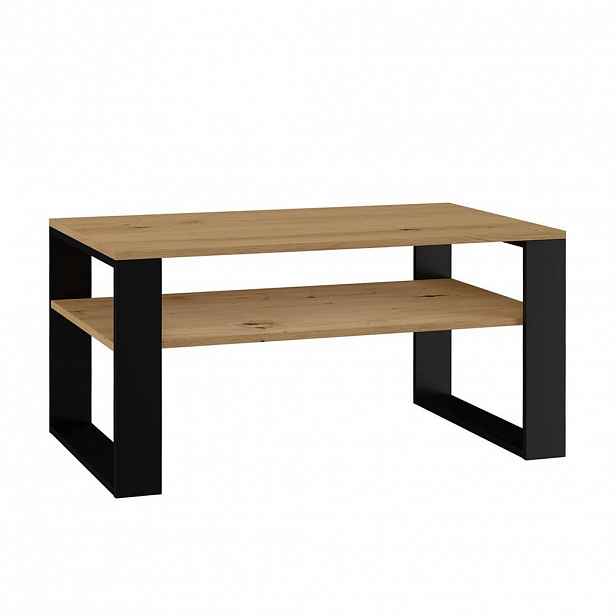 RAUMHIRSCH FURNITURE KONZOLOVÝ STOLEK Artisan, černý 90/50/58