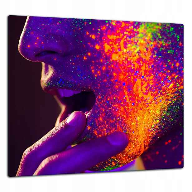 Skleněná Ochranná Deska Panel Lepidlo 65x60 Ústa