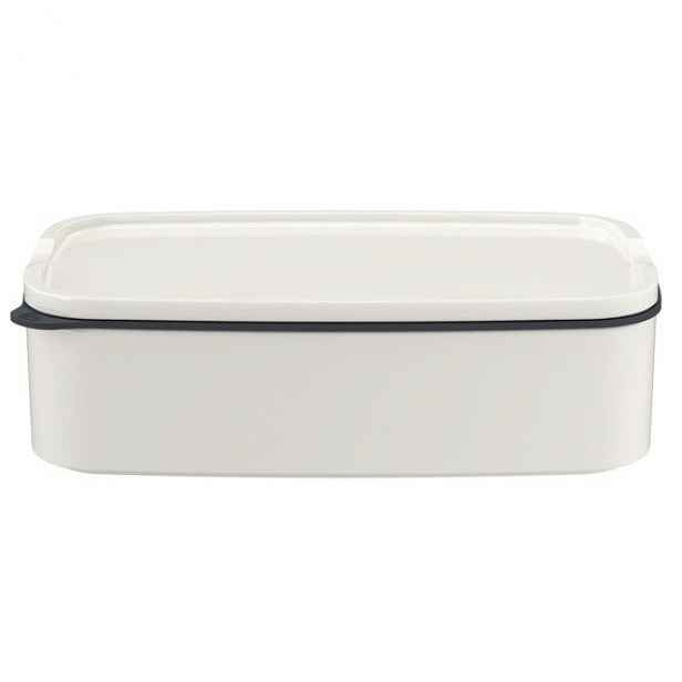 Villeroy & Boch Like To Go & To Stay svačinový a obědový box, 20 x 13 cm, bílý, 0,64 l