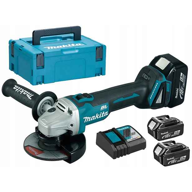 Úhlová Bruska 125MM 18V 3*5.0AH Li-lo