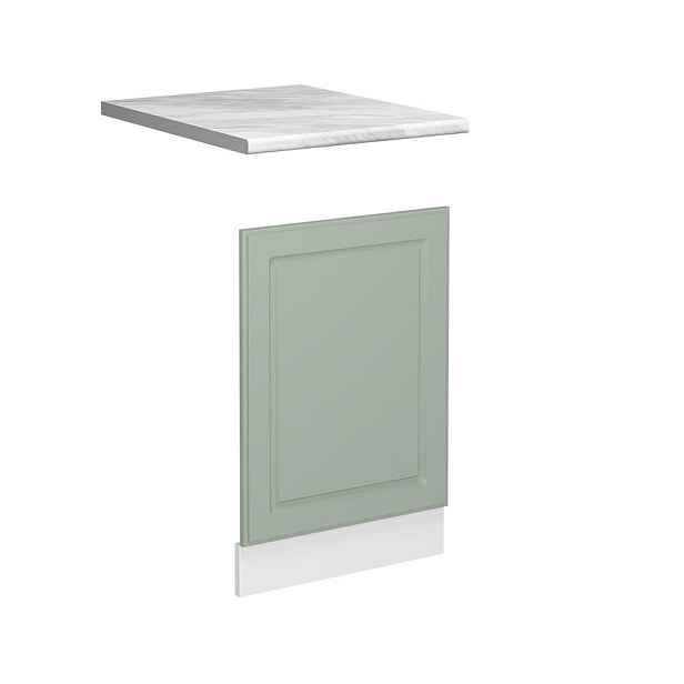 Vicco PŘEDNÍ PANEL R-Line, Mint venkovský dům/Bílá, 45 cm pracovná doska Mramor