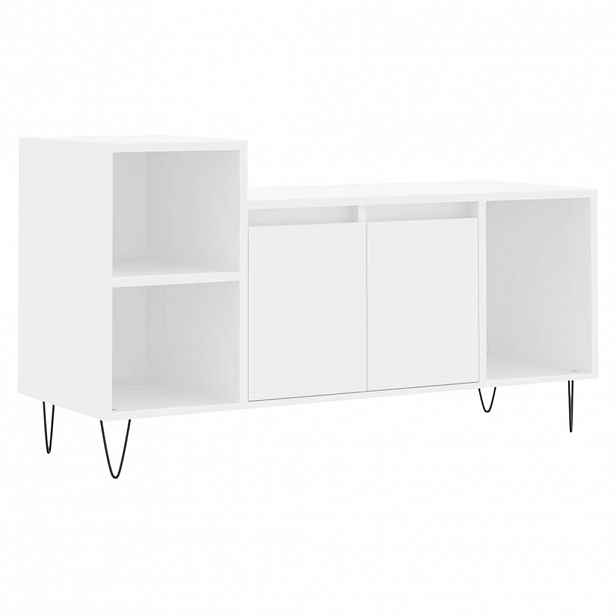 vidaXL TV skříňka bílá 100x35x55 cm kompozitní dřevo