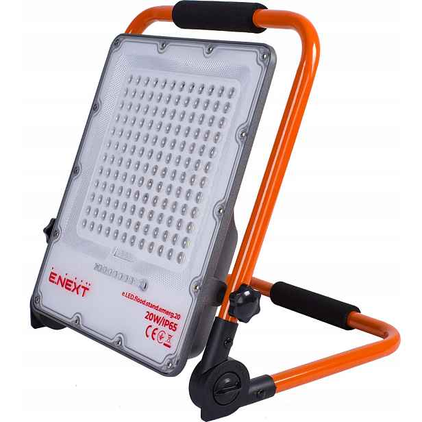 E.next Reflektorová Led lampa s akumulátorem přenosná 20W 1000 lm IP65