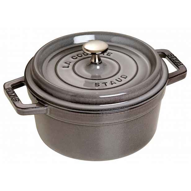 Staub Cocotte hrnec kulatý 28 cm/6,7l šedá 1102818