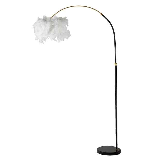 Mauro Ferretti Stojací lampa Plure 180 cm bílá/černá