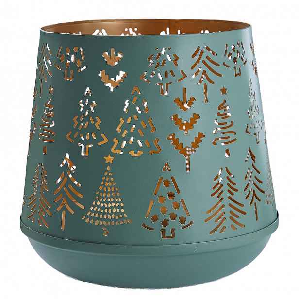 MOUNTAIN LODGE Lucerna 18 cm - zelená
