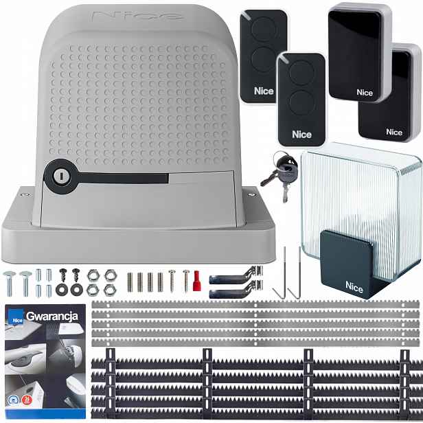 Sada Nice Robo 600 pro posuvné brány Epm Elac 5x Lišta