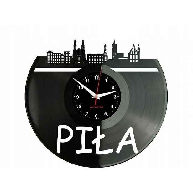 Pila Město Polsko Nápad na Dárek Nástěnná Dekorace z vinylové desky