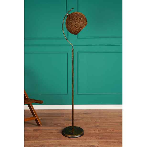 Opviq Stojací lampa Povimento 165 cm oranžovo-zlatá