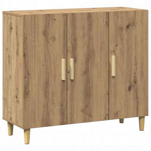 vidaXL Příborník dub artisan 90 x 34 x 80 cm kompozitní dřevo