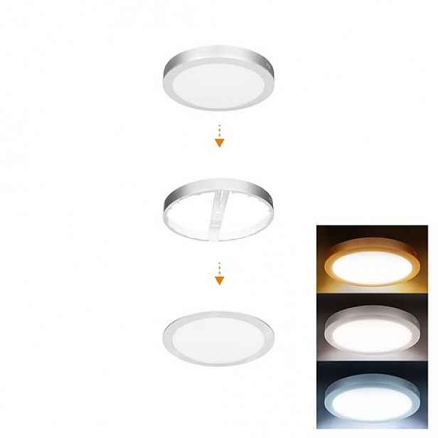 LED světelný panel Solight černá WD242-S