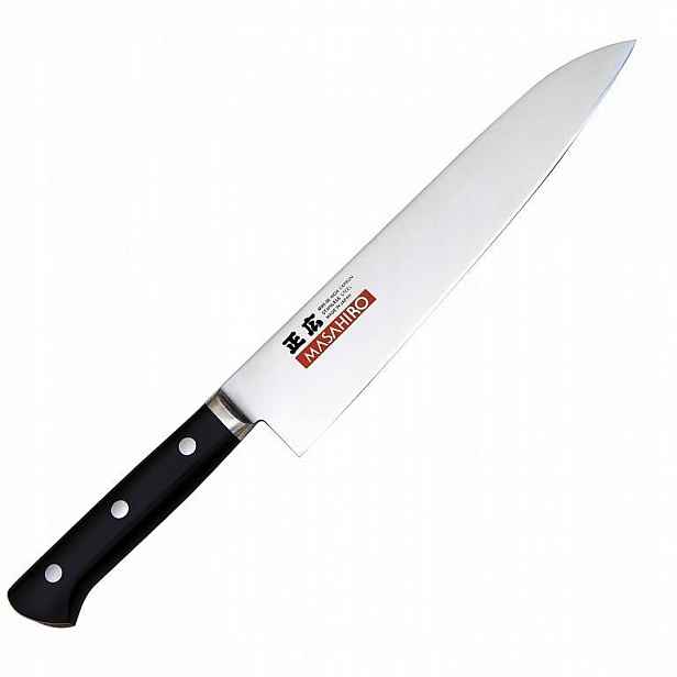 Nůž japonského šéfkuchaře Masahiro Mv-h Gyuto 24 cm MBS-26 60 Hrc