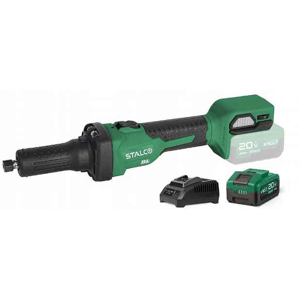 Přímá bruska SGS20-26BLVS Set Akumulátor 4AH 20V Stalco S-97307