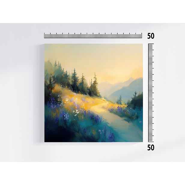 Obraz Na Plátně Plátno Krajina Hory Cesta Stezka 50x50