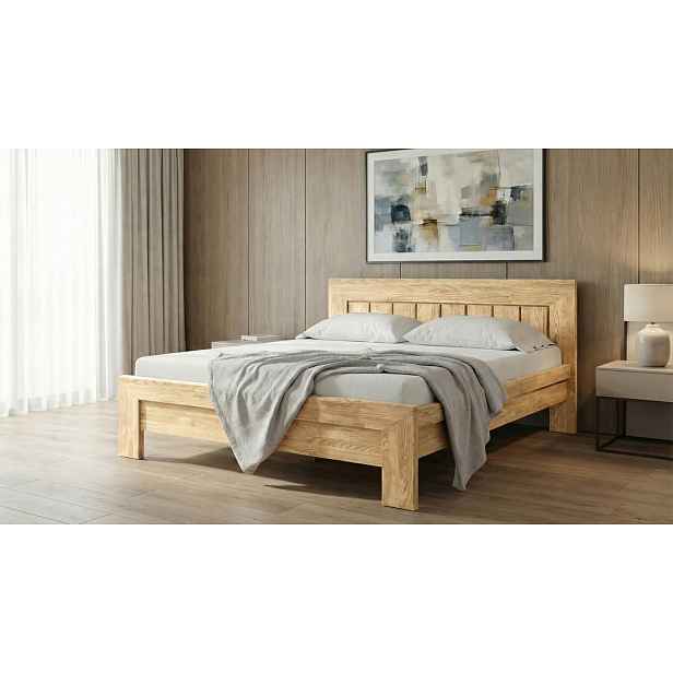 Postel Dreamy Madera Barevné provedení: Dub - Transparentní, Velikost: 180x200