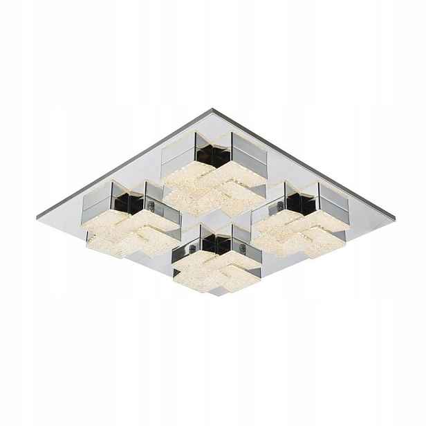 stropní svítidlo Led Chromová na omítku 50 cm 3000K Teplá Clarise Salon Italux