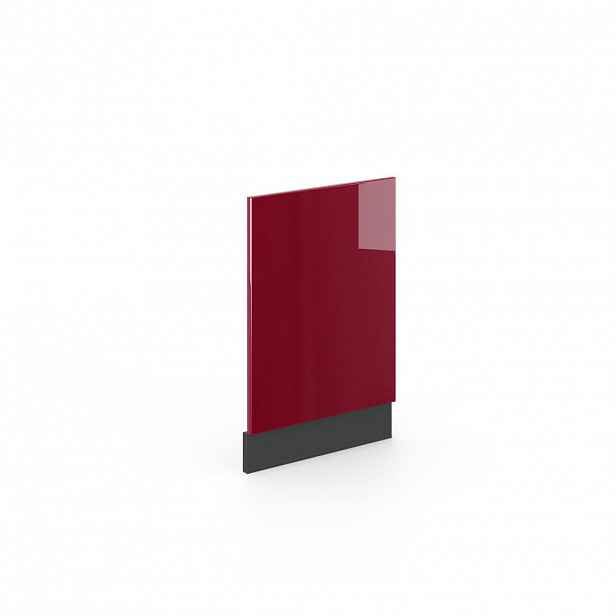 Vicco PŘEDNÍ PANEL Fame-Line Bordó červená vysoký lesk 45 cm bez pracovní desky