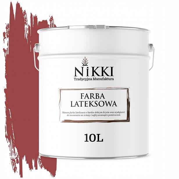 Barva Červená Tmavá H3412 10L Matná Na Stěny